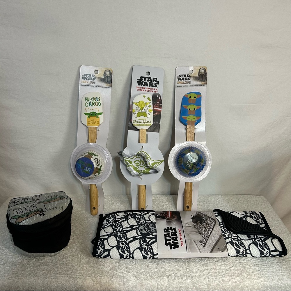 Star Wars Themed Kitchen Set Mandalorian Grogu Yoda